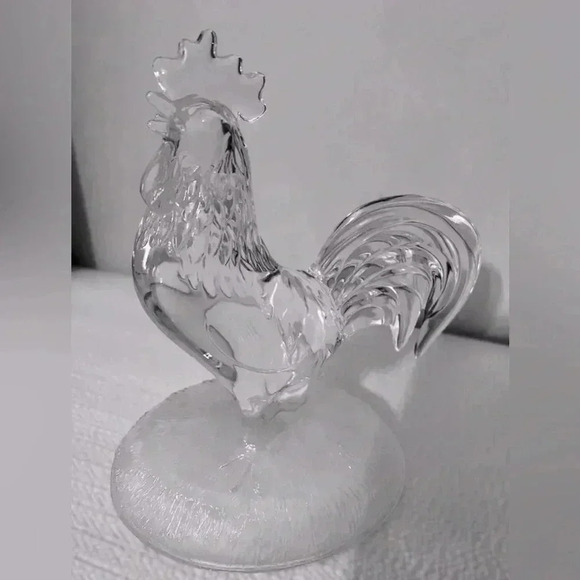 🔻Vintage🔻 Rooster Figurine, Cristal  D’Arques, 7’´ 🐔 - Picture 6 of 6